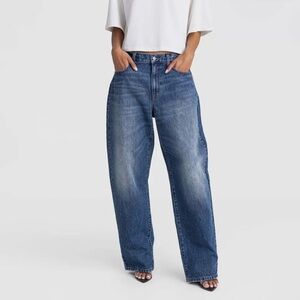 KBB by Kahlana Target Women’s Barrel Leg Jeans Dark Wash Size 10 NWT